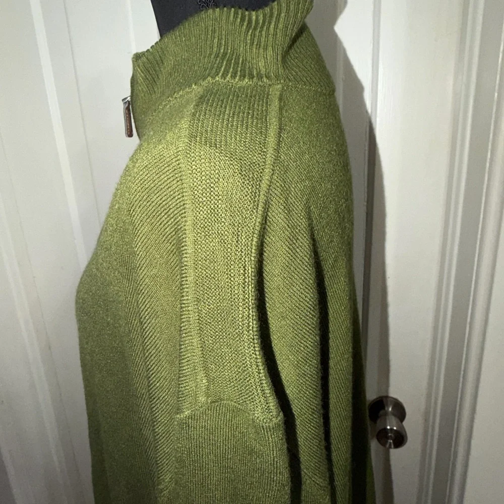 Falls Creek Men's Zip Up Sweater - Forest Green, XXXL 3XL sweater soft‎ grandpa